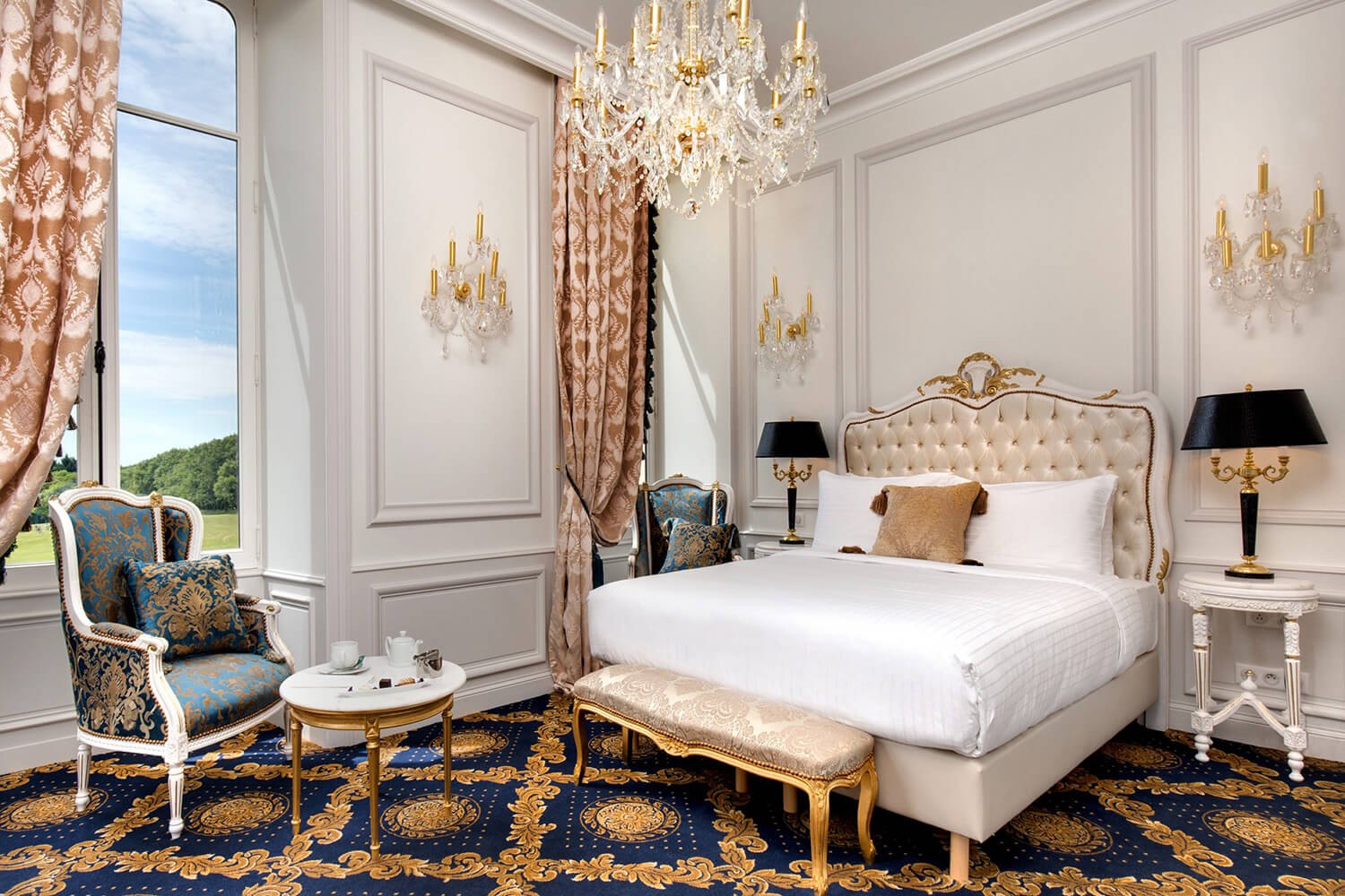 Une chambre châtelaine du premier étage de l'Alexandra Palace