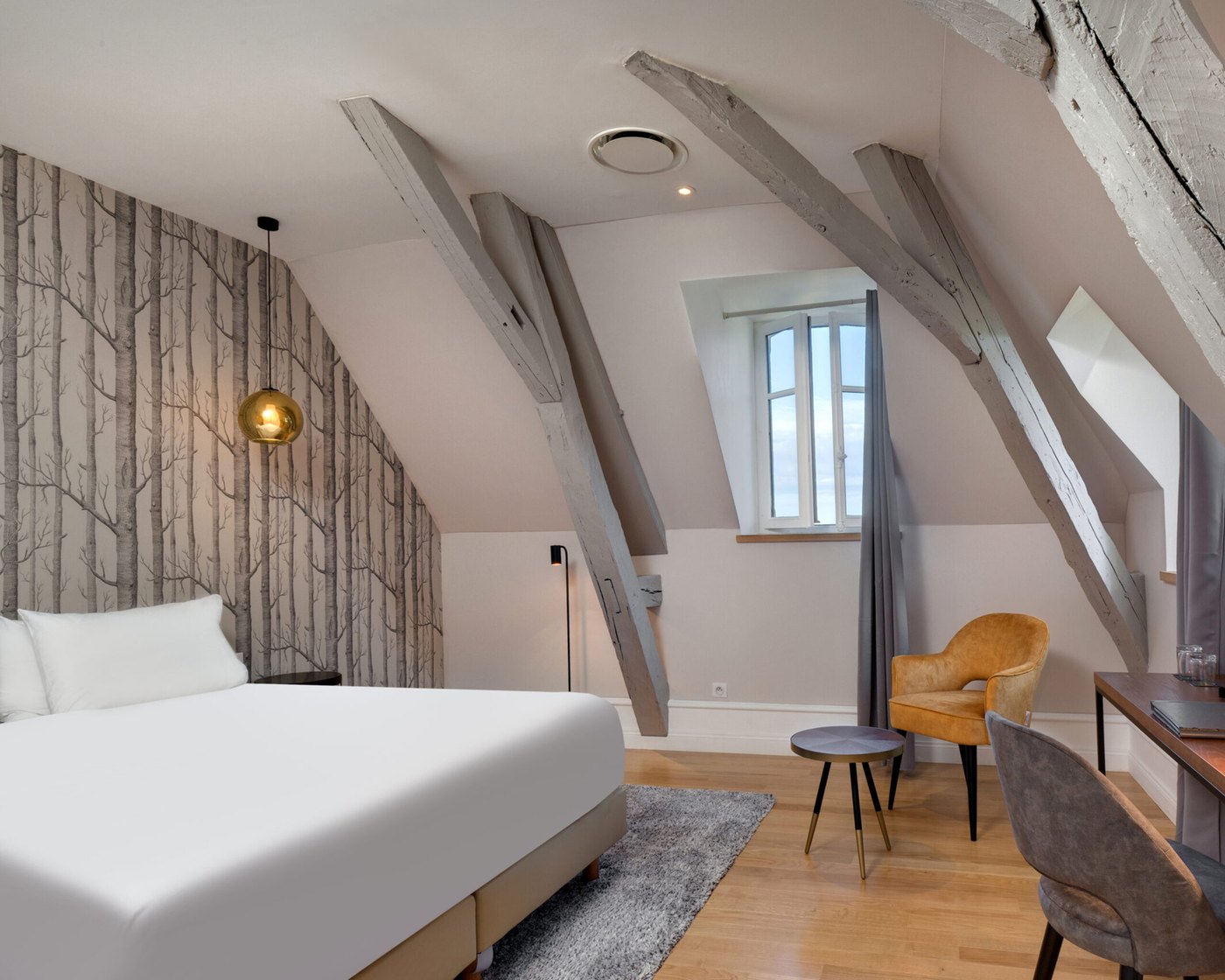Une suite contemporaine sous les mansardes de l'Alexandra Palace