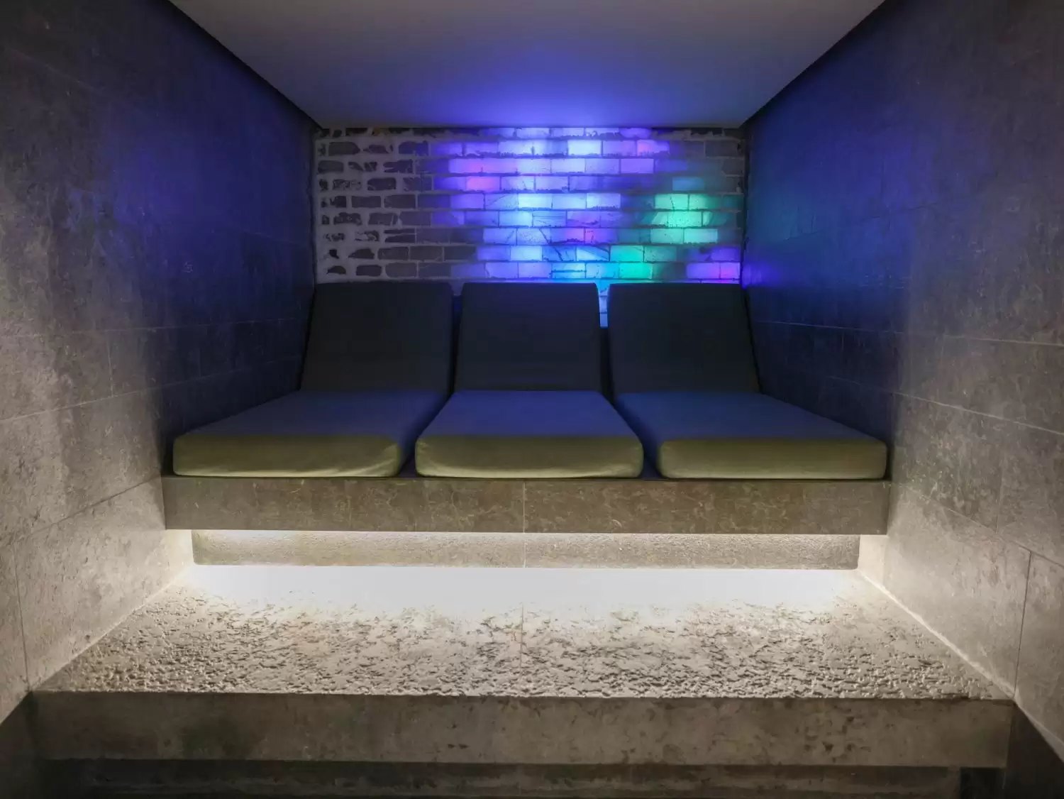 La grotte de sel du spa de l'Hôtel & Spa du Castellet