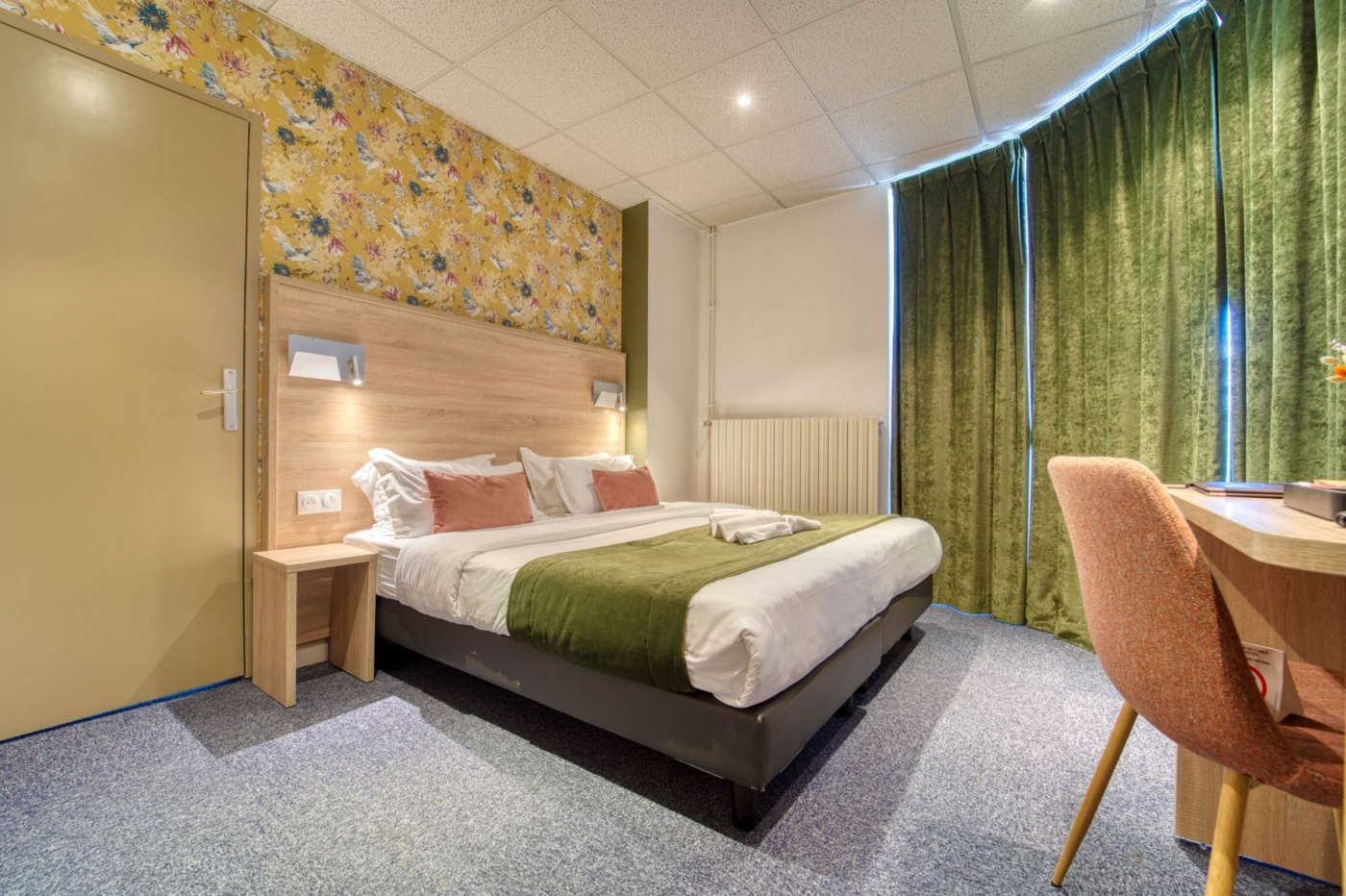 Une chambre de l'Hôtel Escurial, à Metz