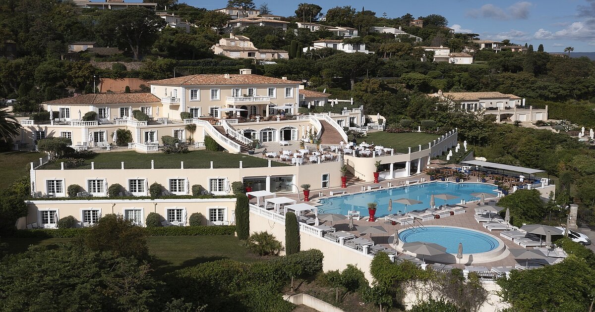 La Villa Belrose sur les hauteurs de Gassin, face au golfe de Saint-Tropez